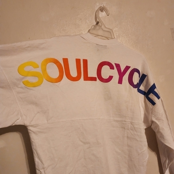 Spirit Jersey Soulcycle Long Sleeve Oversized Crewneck Shirt Unisex Size XS NWT - Picture 4 of 11